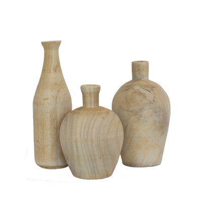 Milo Wood Vases