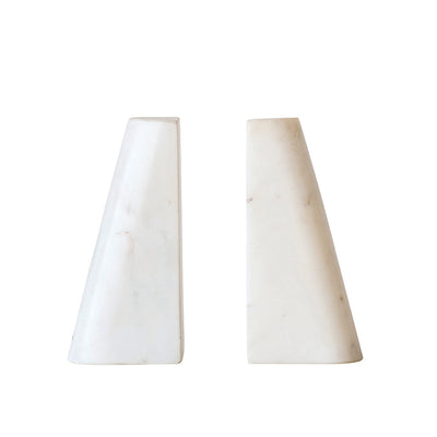 Marble Taper Bookends